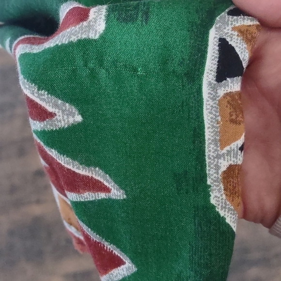 Caliché Brown Green Tribal Abstract - Picture 11 of 13